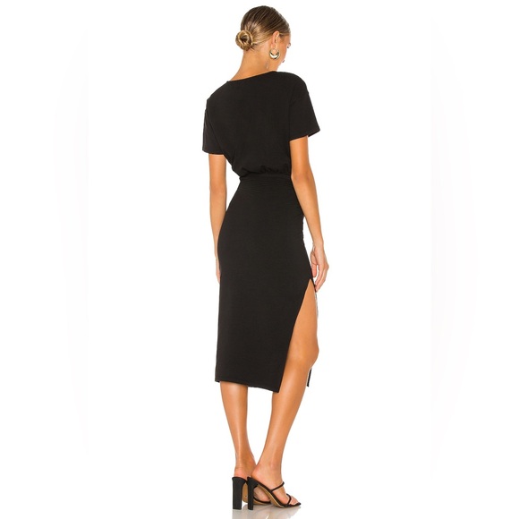 Lovers + Friends Easy Ruched Midi Dress - Picture 3 of 12